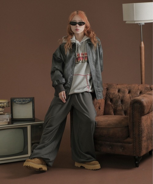 sedacle(セダクル)の「サイド迷彩スウェットパンツ(スウェットパンツ・メンズ・チャコールグレー/グレー・LARGE/MEDIUM/SMALL)」の7枚目の写真