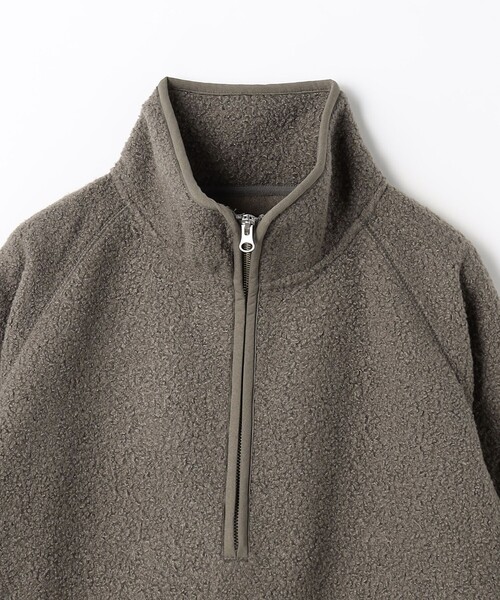 【セール】Morley ボア ハーフジップ プルオーバー（その他トップス）｜green label relaxing（グリーンレーベルリラクシング）