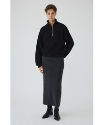 Zip up over knit ジップアップオーバーニット