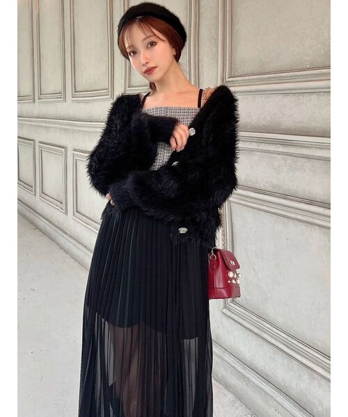 RESEXXY(リゼクシー)の「パールポイントキルティングバッグ(ショルダーバッグ・レディース・レッド/ブラック・FREE)」の5枚目の写真