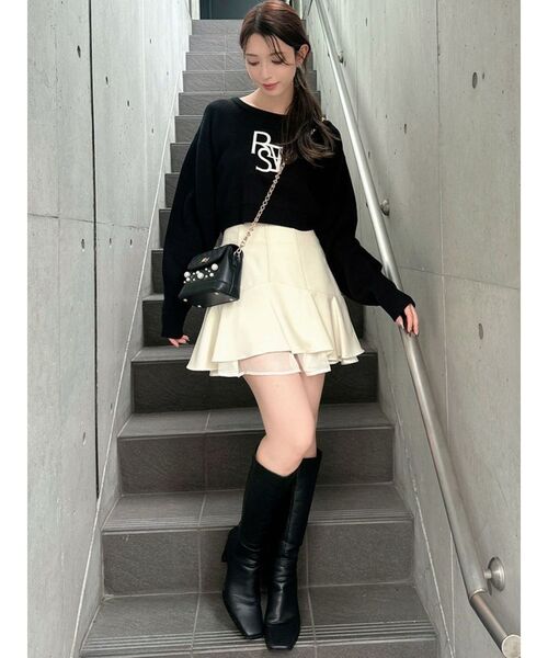 RESEXXY(リゼクシー)の「パールポイントキルティングバッグ(ショルダーバッグ・レディース・レッド/ブラック・FREE)」の18枚目の写真