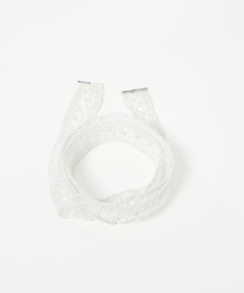 HARE（ハレ）の「マルチWAYレースリボンチョーカー(HARE)（チョーカー・レディース・ブラック/ホワイト・FREE）」の7枚目の写真