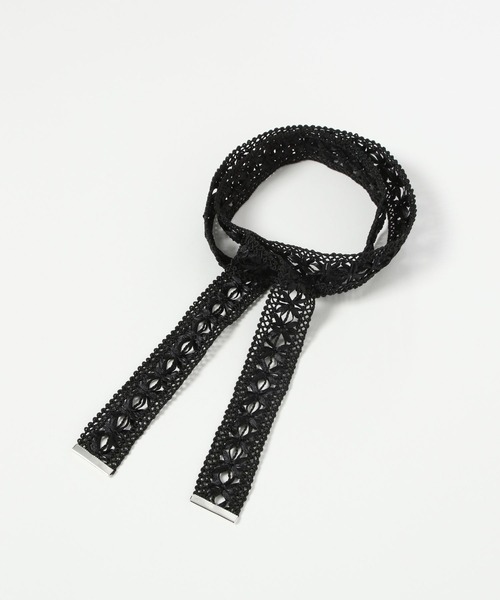 HARE（ハレ）の「マルチWAYレースリボンチョーカー(HARE)（チョーカー・レディース・ブラック/ホワイト・FREE）」の9枚目の写真