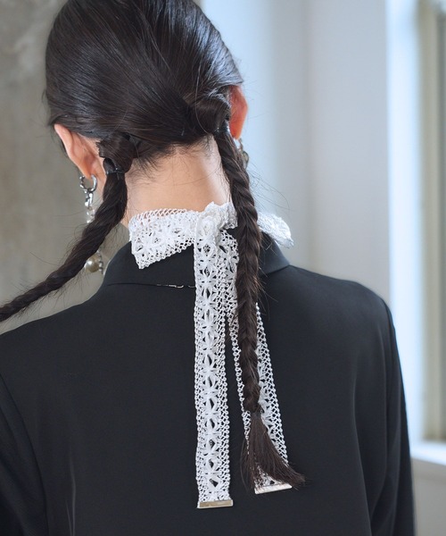 HARE（ハレ）の「マルチWAYレースリボンチョーカー(HARE)（チョーカー・レディース・ブラック/ホワイト・FREE）」の21枚目の写真