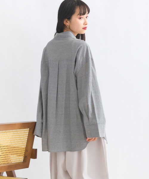 ワイドスリーブダンガリーシャツ（シャツ/ブラウス）｜terrace（テラス