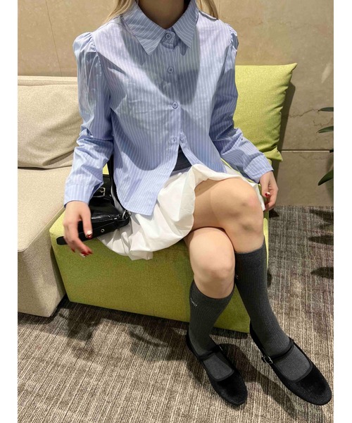 PHILLY(フィリー)の「【PHILLY】シンプルシャツ(シャツ/ブラウス・レディース・ホワイト系その他/ブルー/ホワイト・FREE)」の16枚目の写真