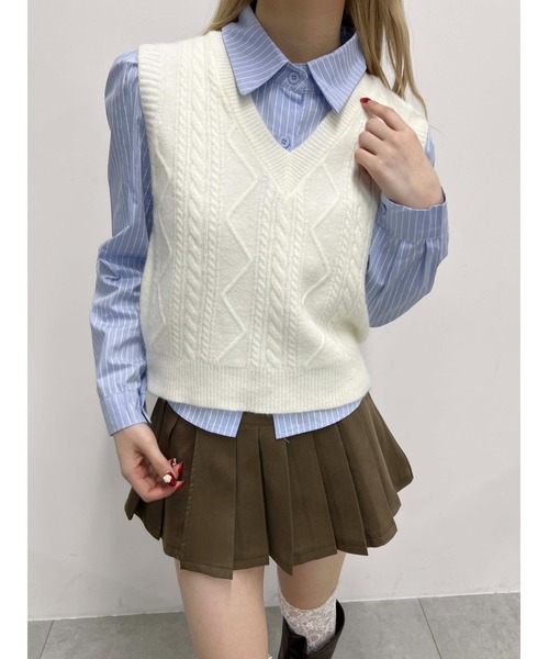 PHILLY(フィリー)の「【PHILLY】シンプルシャツ(シャツ/ブラウス・レディース・ホワイト系その他/ブルー/ホワイト・FREE)」の19枚目の写真