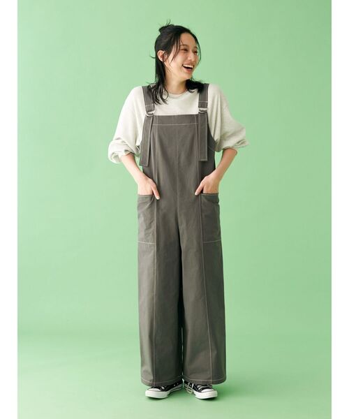 Ungrid(アングリッド)の「【WEB限定】スリーブボリュームワッフルロングスリーブTee(Tシャツ/カットソー・レディース・ピンク/チャコールグレー/アイボリー/ネイビー/イエロー/オレンジ・FREE)」の8枚目の写真