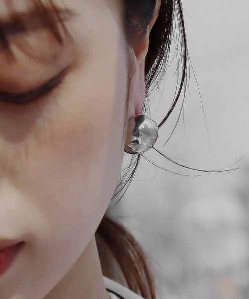 abaskdesign(アバスクデザイン)の「金属アレルギー対応 メタルボタンピアス(ピアス(両耳用)・レディース・ゴールド/シルバー・FREE)」の14枚目の写真