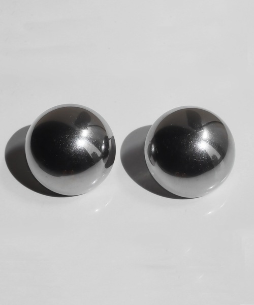 abaskdesign(アバスクデザイン)の「金属アレルギー対応 メタルボタンピアス(ピアス(両耳用)・レディース・ゴールド/シルバー・FREE)」の13枚目の写真