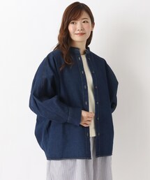 デニム コクーンドルマンシャツ