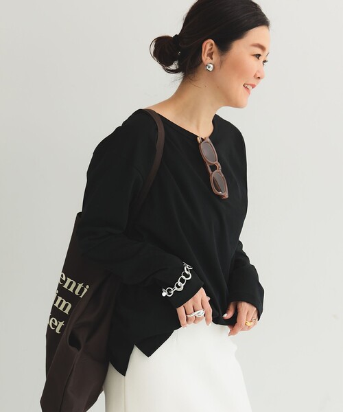 ATON エイトン カットソー 別注】ATON / DRY COTTON JERSEY ロングスリーブ Tシャツ（T
