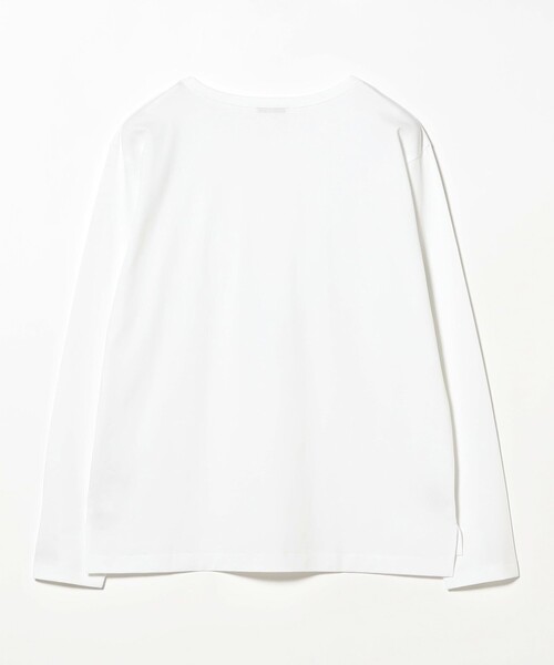 ATON（エイトン）の「【別注】ATON / DRY COTTON JERSEY ロングスリーブ Tシャツ（Tシャツ/カットソー・レディース・ホワイト/ブラック・ONE SIZE）」の16枚目の写真