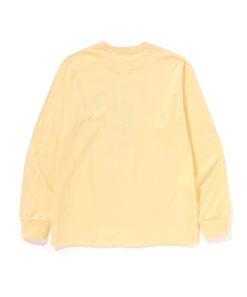 A BATHING APE(アベイシングエイプ)の「COLLEGE LS TEE(Tシャツ/カットソー・メンズ・ブラック/グレー/ブルー/ホワイト/ピンク/ベージュ/ネイビー/イエロー・LARGE/XX-LARGE/SMALL/X-LARGE/MEDIUM/XXX-LARGE)」の15枚目の写真