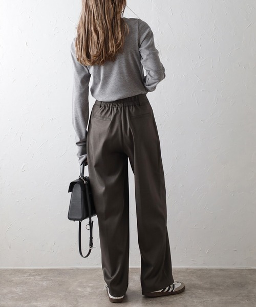 【セール】前後2WAYラメリブヘンリーネックプルオーバー(Tシャツ/カットソー)|Bonjour Sagan(ボンジュールサガン)