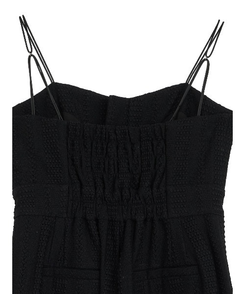 新品タグ付　Ameri CUT LACE BUSTIER ROMPERS セール】CUT LACE BUSTIER ROMPERS（サロペット/オーバーオール