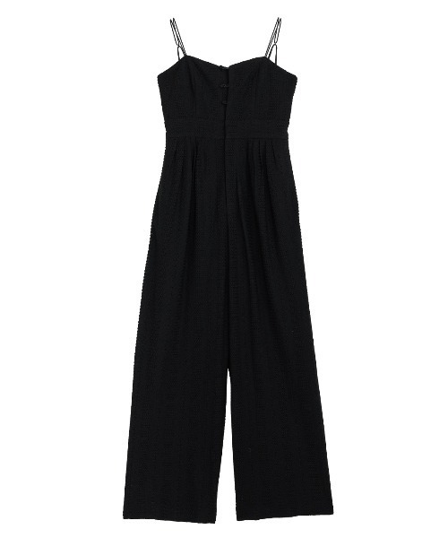サロペット・オーバーオール・オールインワン Ameri vintage VELOUR ELEGANT ROMPERS ONE SIDE SHOULDER ROMPERS / amerivintage サロペット