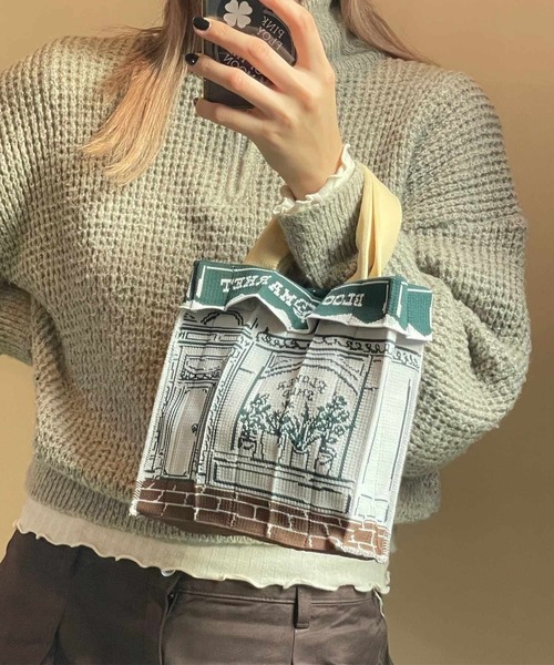KNT365（ケイエヌティサンロクゴ）の「Co-Knitty Bloom（ハンドバッグ・レディース・ベージュ・FREE）」の2枚目の写真