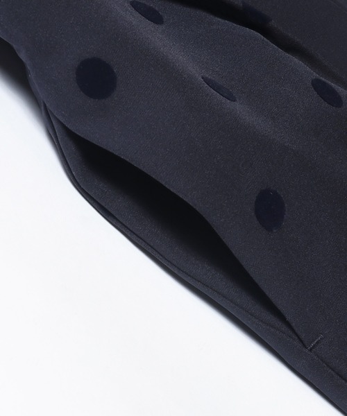 coca(coca)(コカ)の「【WEB限定セール】フロッキードット柄パンツ(スラックス・レディース・ネイビー/ブラック・M/L/S)」の18枚目の写真