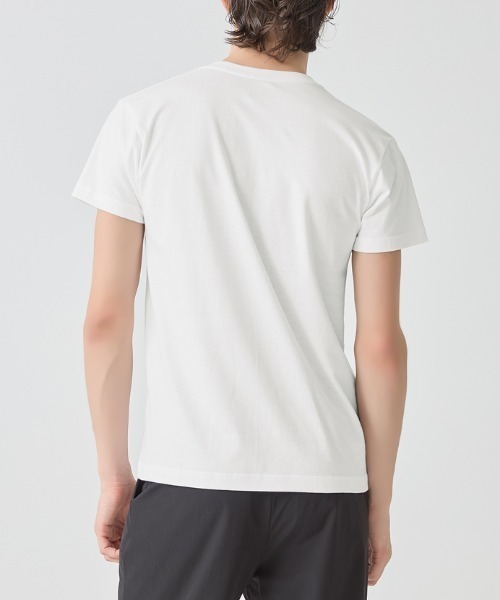 BODY WILD(ボディーワイルド)の「BODY WILD/ボディワイルド クルーネック Tシャツ 抗菌防臭加工 2枚組 綿100%(Tシャツ/カットソー・メンズ・ホワイト/ブラック/杢グレー・MEDIUM/LARGE/X-LARGE)」の5枚目の写真