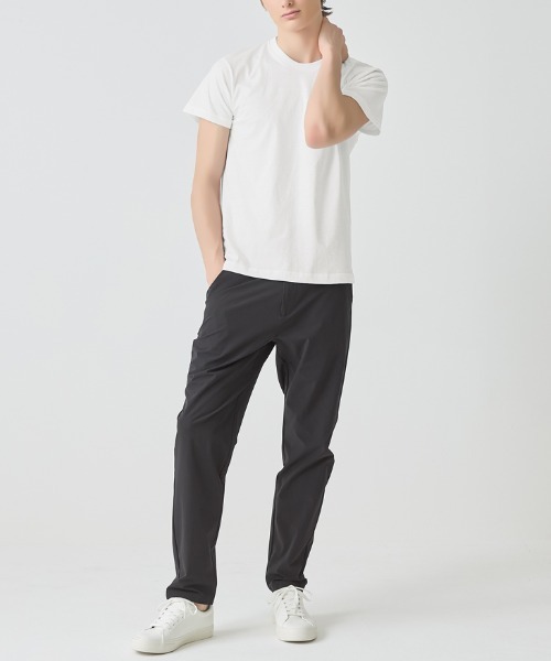 BODY WILD(ボディーワイルド)の「BODY WILD/ボディワイルド クルーネック Tシャツ 抗菌防臭加工 2枚組 綿100%(Tシャツ/カットソー・メンズ・ホワイト/ブラック/杢グレー・MEDIUM/LARGE/X-LARGE)」の9枚目の写真