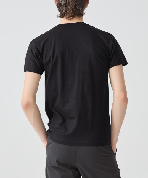 BODY WILD(ボディーワイルド)の「BODY WILD/ボディワイルド クルーネック Tシャツ 抗菌防臭加工 2枚組 綿100%(Tシャツ/カットソー・メンズ・ホワイト/ブラック/杢グレー・MEDIUM/LARGE/X-LARGE)」の19枚目の写真