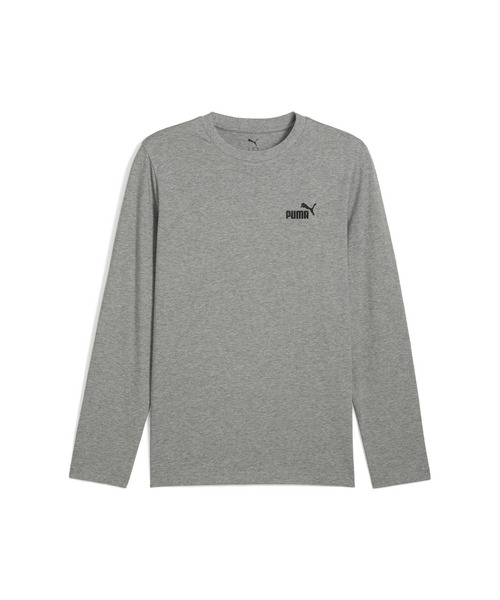 PUMA(プーマ)の「PUMA プーマ メンズ ESS NO. 1 ロゴ 長袖 Tシャツ(Tシャツ/カットソー・メンズ・ホワイト/ブラック/ヘザーグレー・SMALL/MEDIUM/LARGE/X-LARGE/XX-LARGE)」の6枚目の写真