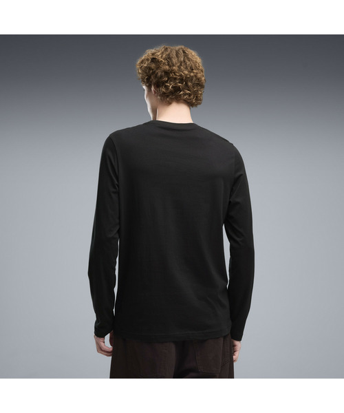 PUMA(プーマ)の「PUMA プーマ メンズ ESS NO. 1 ロゴ 長袖 Tシャツ(Tシャツ/カットソー・メンズ・ホワイト/ブラック/ヘザーグレー・SMALL/MEDIUM/LARGE/X-LARGE/XX-LARGE)」の8枚目の写真