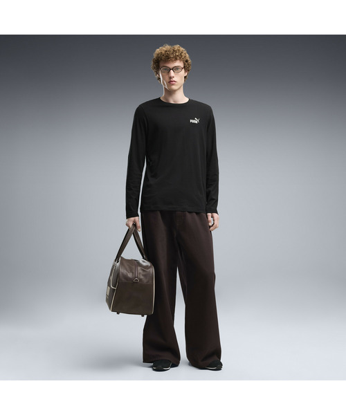 PUMA(プーマ)の「PUMA プーマ メンズ ESS NO. 1 ロゴ 長袖 Tシャツ(Tシャツ/カットソー・メンズ・ホワイト/ブラック/ヘザーグレー・SMALL/MEDIUM/LARGE/X-LARGE/XX-LARGE)」の9枚目の写真