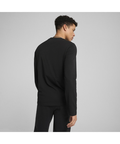 PUMA(プーマ)の「PUMA プーマ メンズ ESS NO. 1 ロゴ 長袖 Tシャツ(Tシャツ/カットソー・メンズ・ホワイト/ブラック/ヘザーグレー・SMALL/MEDIUM/LARGE/X-LARGE/XX-LARGE)」の10枚目の写真