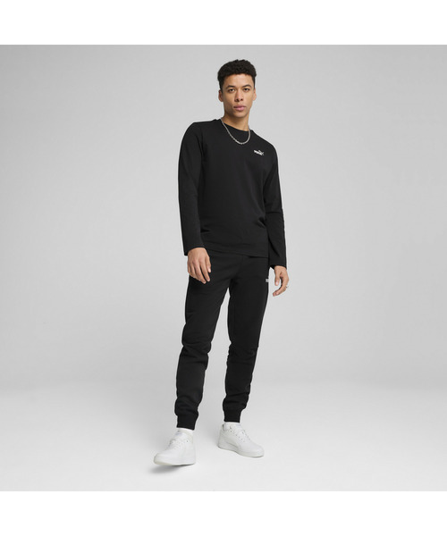PUMA(プーマ)の「PUMA プーマ メンズ ESS NO. 1 ロゴ 長袖 Tシャツ(Tシャツ/カットソー・メンズ・ホワイト/ブラック/ヘザーグレー・SMALL/MEDIUM/LARGE/X-LARGE/XX-LARGE)」の12枚目の写真