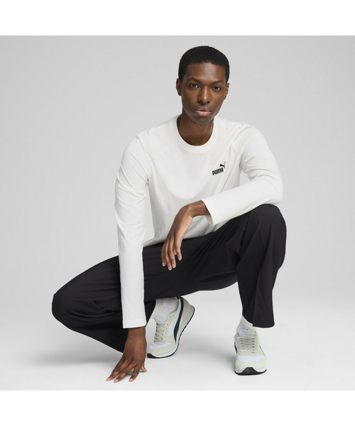 PUMA(プーマ)の「PUMA プーマ メンズ ESS NO. 1 ロゴ 長袖 Tシャツ(Tシャツ/カットソー・メンズ・ホワイト/ブラック/ヘザーグレー・SMALL/MEDIUM/LARGE/X-LARGE/XX-LARGE)」の16枚目の写真