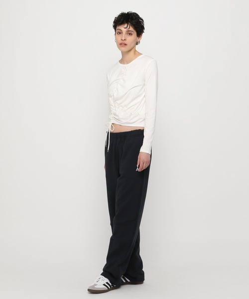 3.3 Field Trip (3.3フィールドトリップ)の「3.3 Field Trip/レースギャザープルオーバー(Tシャツ/カットソー・レディース・ブラック/アイボリー・FREE)」の22枚目の写真