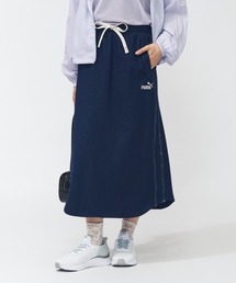 PUMA | プーマ PUMA CORE HERITAGE デニムライク ロングスカート_(スカート)