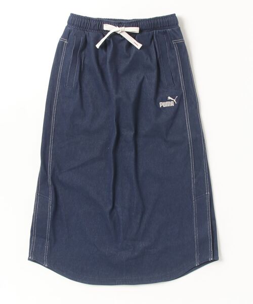 PUMA（プーマ）の「プーマ PUMA CORE HERITAGE デニムライク ロングスカート_（スカート・レディース・ネイビー・S/M/L/XL）」の13枚目の写真