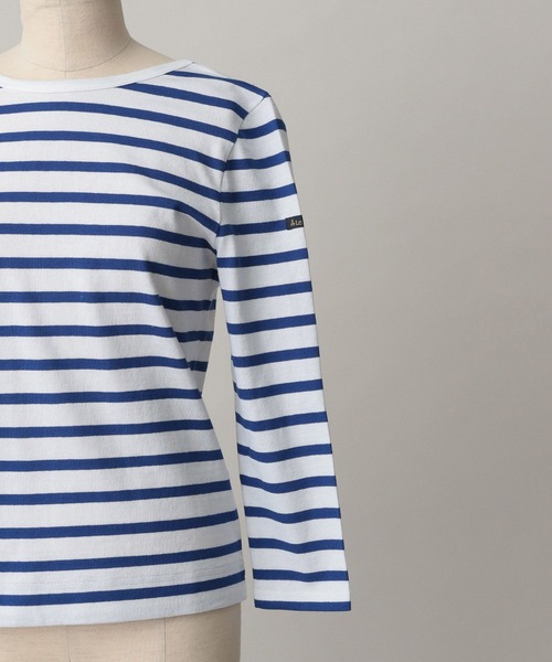 e/rm（イーアールエム）の「【e/rm・セレクト】Leminor/Uネック_長袖（Tシャツ/カットソー・レディース・ブルー/ライトグリーン・FREE）」の4枚目の写真