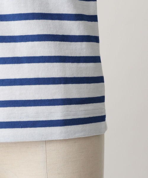 e/rm（イーアールエム）の「【e/rm・セレクト】Leminor/Uネック_長袖（Tシャツ/カットソー・レディース・ブルー/ライトグリーン・FREE）」の5枚目の写真