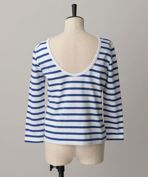 e/rm（イーアールエム）の「【e/rm・セレクト】Leminor/Uネック_長袖（Tシャツ/カットソー・レディース・ブルー/ライトグリーン・FREE）」の7枚目の写真