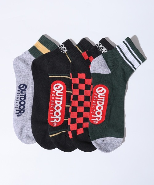 OUTDOOR PRODUCTS(アウトドアプロダクツ)の「OUTDOOR PRODUCTS 5足セット クォーターソックス 5P 靴下(ソックス/靴下・メンズ・H/G/J/I/B/A/D/C/F/E・25-27CM)」の5枚目の写真