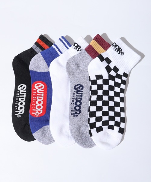 OUTDOOR PRODUCTS(アウトドアプロダクツ)の「OUTDOOR PRODUCTS 5足セット クォーターソックス 5P 靴下(ソックス/靴下・メンズ・H/G/J/I/B/A/D/C/F/E・25-27CM)」の9枚目の写真