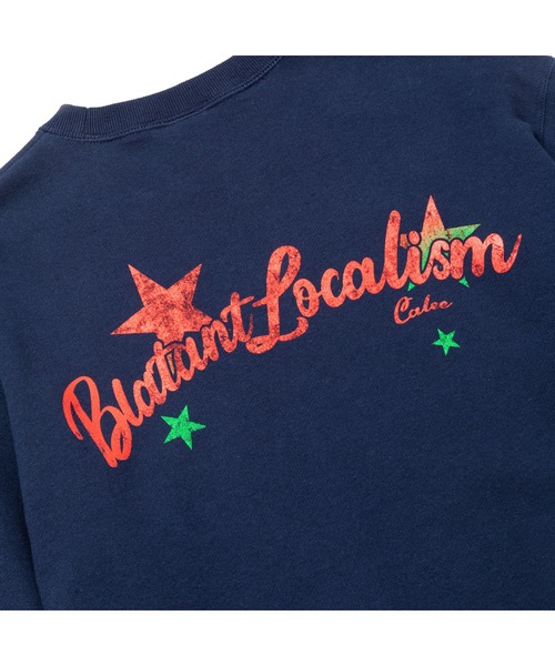 CALEE(キャリー)の「BL LOGO CREW NECK SW(スウェット・メンズ・ホワイト/チャコールグレー/ネイビー・LARGE/SMALL/MEDIUM/X-LARGE/XX-LARGE)」の7枚目の写真