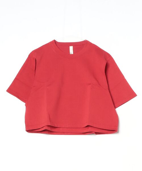 k3&co.（ケイスリーアンドコー）の「BACK OPEN TOP（Tシャツ/カットソー・レディース・チャコール/レッド/ホワイト・ONE SIZE）」の21枚目の写真