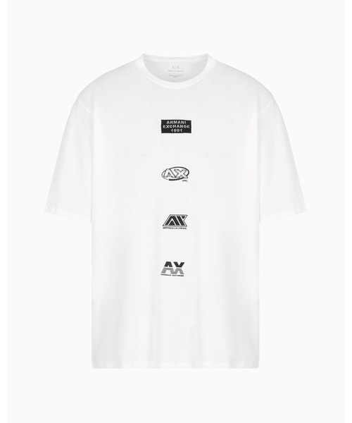 ARMANI EXCHANGE(アルマーニエクスチェンジ)の「【A|X アルマーニ エクスチェンジ】AXロゴ 半袖クルーネックTシャツ/REGULAR(Tシャツ/カットソー・メンズ・ブラック/ホワイト・LARGE/MEDIUM/SMALL/X-LARGE/X-SMALL/XX-LARGE)」の6枚目の写真
