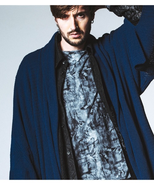 NO ID.（ノーアイディ）の「【NO ID.】KIMONO Gown / KIONO ガウン（その他アウター・メンズ・グレー/ブルー/ブラック・ONE SIZE）」の3枚目の写真