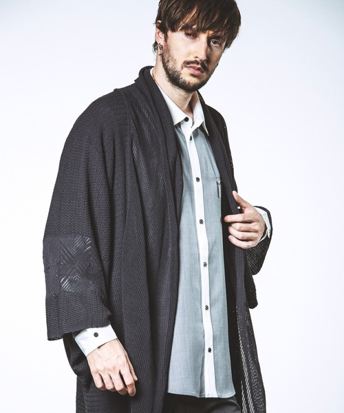 NO ID.（ノーアイディ）の「【NO ID.】KIMONO Gown / KIONO ガウン（その他アウター・メンズ・グレー/ブルー/ブラック・ONE SIZE）」の13枚目の写真