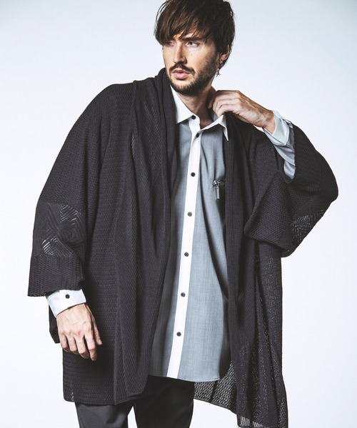 NO ID.（ノーアイディ）の「【NO ID.】KIMONO Gown / KIONO ガウン（その他アウター・メンズ・グレー/ブルー/ブラック・ONE SIZE）」の15枚目の写真