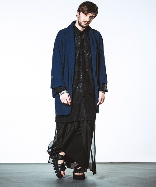 NO ID.（ノーアイディ）の「【NO ID.】KIMONO Gown / KIONO ガウン（その他アウター・メンズ・グレー/ブルー/ブラック・ONE SIZE）」の18枚目の写真