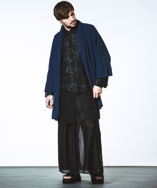 NO ID.（ノーアイディ）の「【NO ID.】KIMONO Gown / KIONO ガウン（その他アウター・メンズ・グレー/ブルー/ブラック・ONE SIZE）」の20枚目の写真