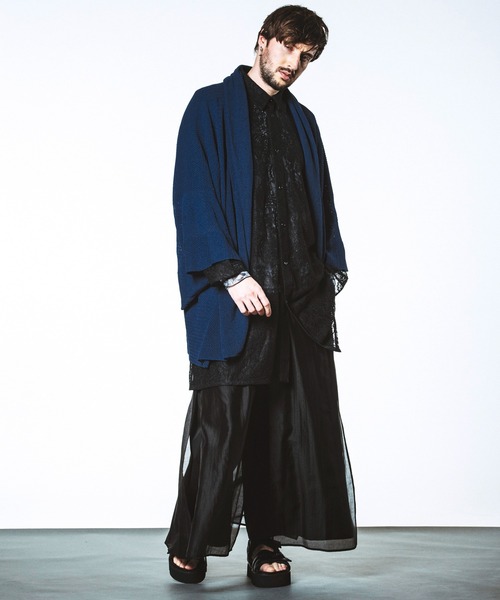 NO ID.（ノーアイディ）の「【NO ID.】KIMONO Gown / KIONO ガウン（その他アウター・メンズ・グレー/ブルー/ブラック・ONE SIZE）」の22枚目の写真