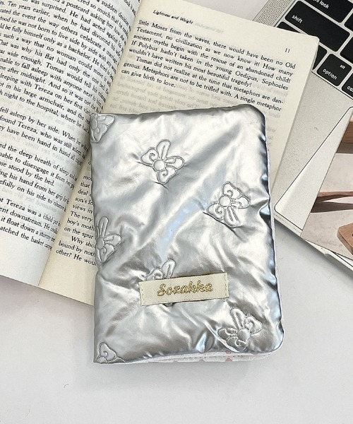 SHEPP（シープ）の「リボンパスポートケース（パスポートケース・レディース・シルバー/ピンク/ホワイト・F）」の3枚目の写真